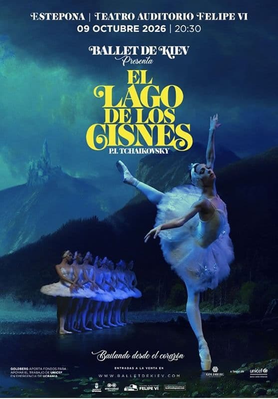 La magia del Ballet de Kiev vuelve al Teatro Auditorio Felipe VI con ‘El lago de los Cisnes’ de Tchaikovsky