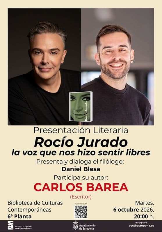 La Biblioteca de Culturas Contemporáneas acogerá mañana la presentación del libro ‘Rocío Jurado, la voz que nos hizo sentir libres’