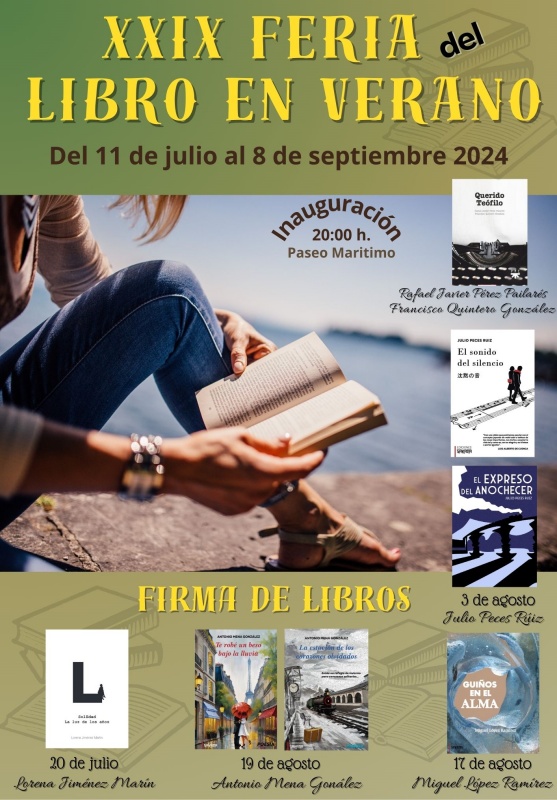 Foto La XXIX Feria del Libro en Verano comenzará el 11 de julio con los escritores Rafael Javier Pérez Pallarés y Francisco Quintero González