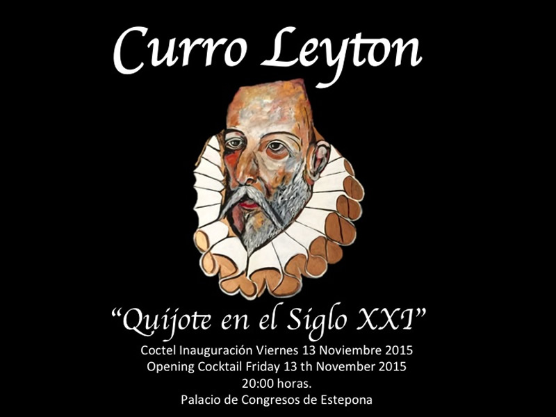 Foto Exposición de pintura “Quijote en el Siglo XXI” de Curro Leyton en el Palacio de Esposiciones